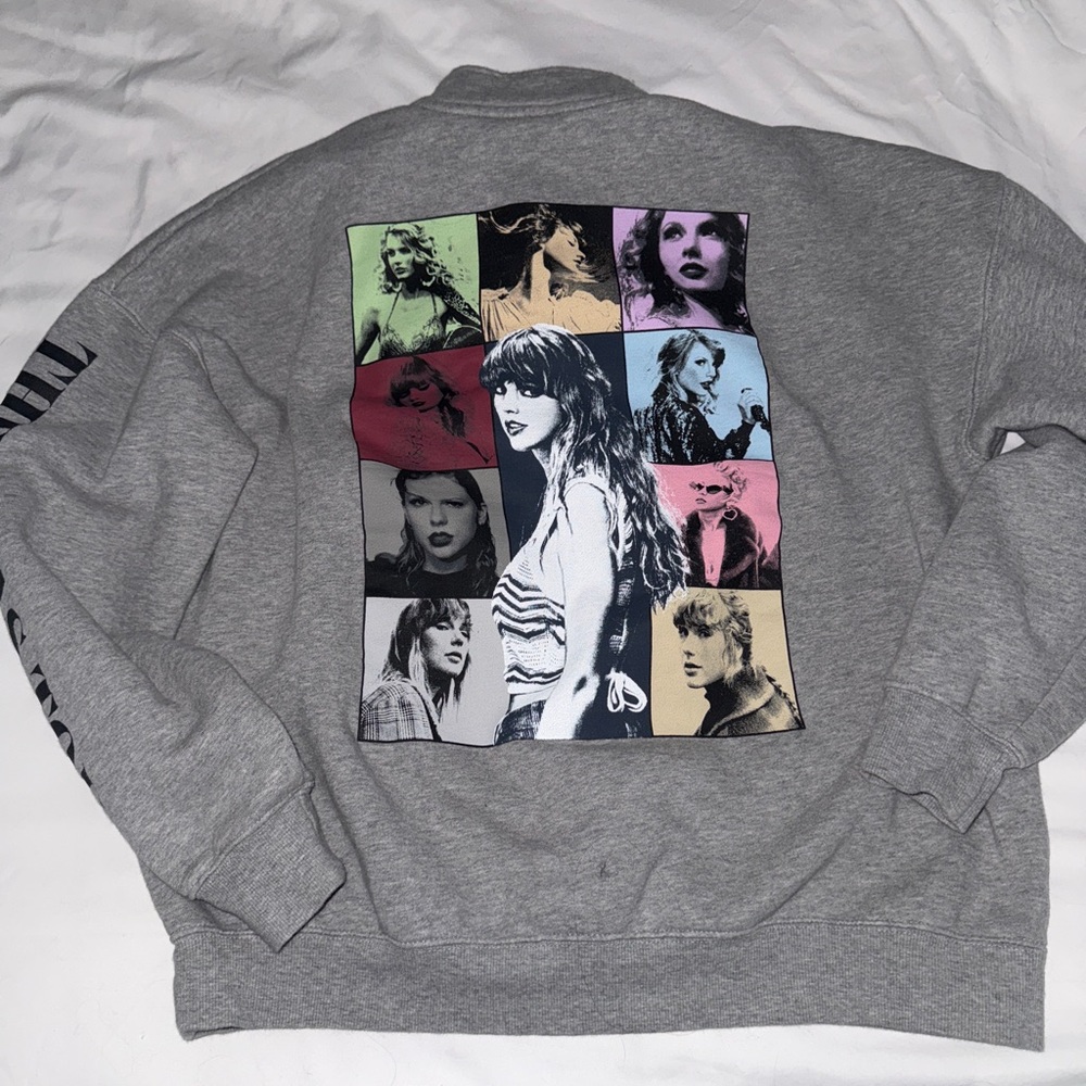 Taylor Swift Eras Tour 3/4 zip sweatshirt